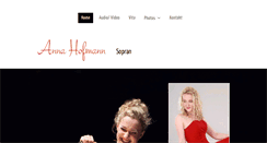 Desktop Screenshot of anna-hofmann.de